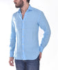 Camicia Mc2 Saint Barth celeste pamplona lino