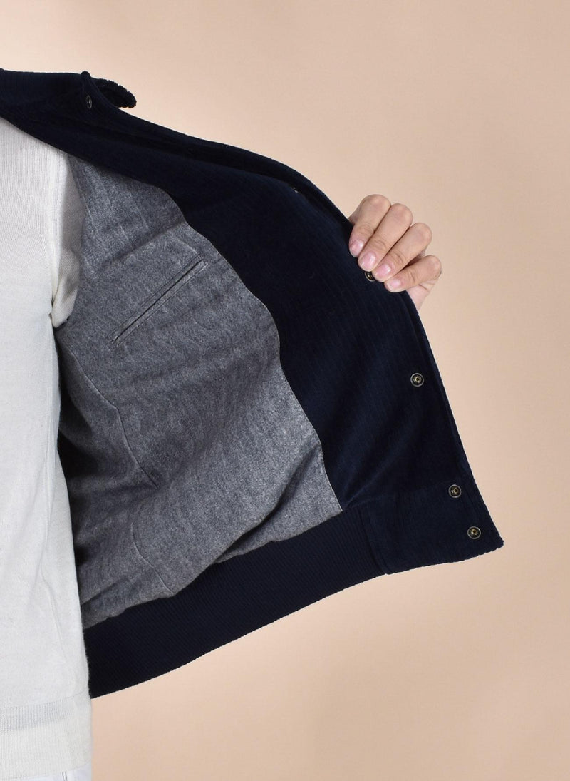 Giubbotto Circolo 1901 blu Varsity Corduroy CN4967007 CIRCOLO 1901