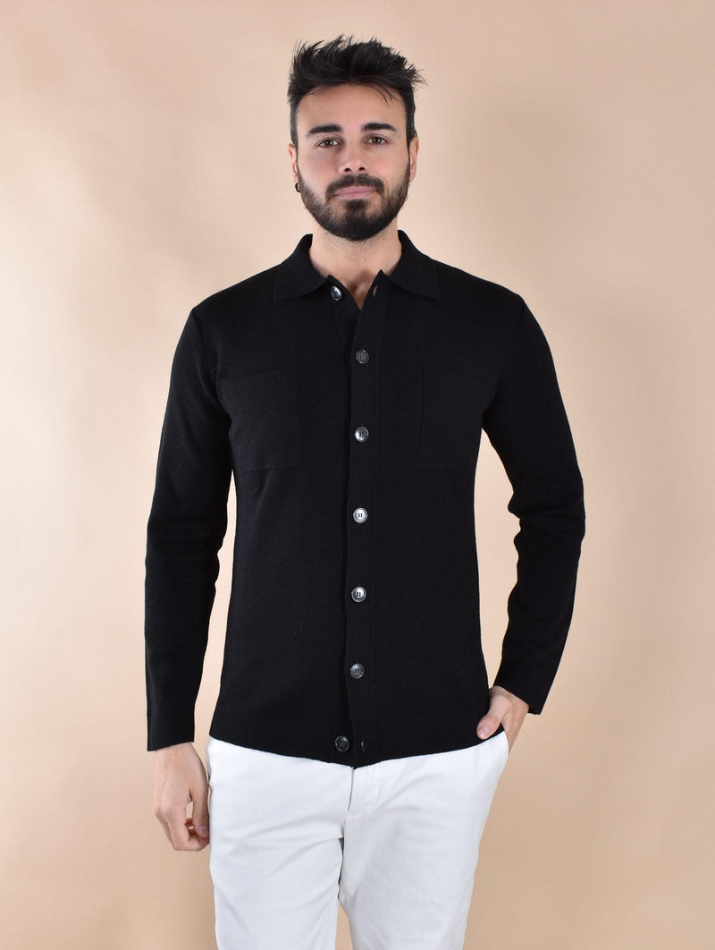 Maglia camicia Daniele Fiesoli nero DF011613 DANIELE FIESOLI