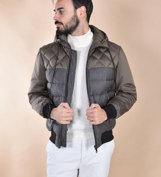 Giubbotto Piumino Yes London bronzo doppio tessuto XG526401 YES LONDON