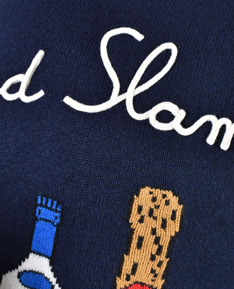 Maglia Mc2 Saint Barth blu Grand Slam bottiglie 0067561 MC2 SAINT BARTH