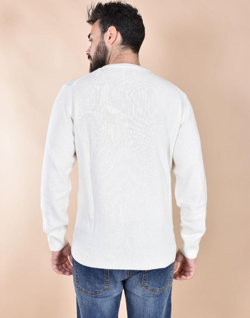 Maglia Mc2 Saint Barth Vacanze di Natale bianca 0222610 MC2 SAINT BARTH