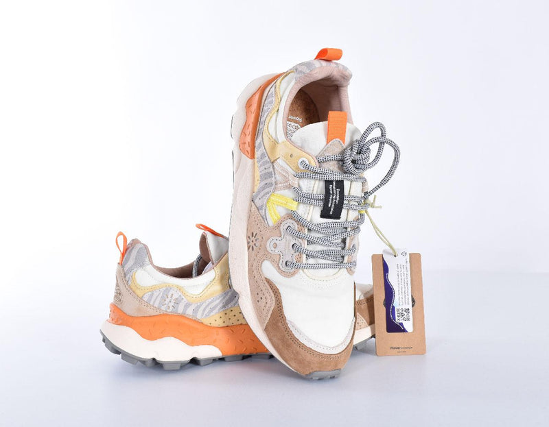 Sneakers Flower Montain Yamano marrone beige 