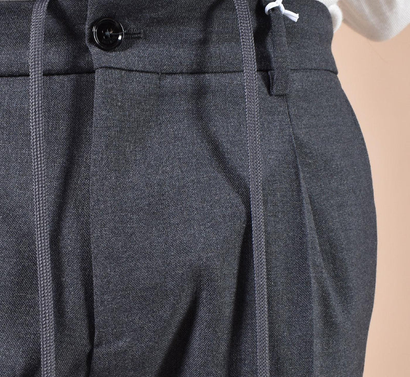 Pantalone Be Able Riccardo grigio antracite WML lacci WML RIC01 BE ABLE