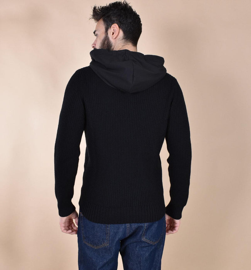 Felpa maglione Gran Sasso Rain Wool nero 13198 24640099 GRAN SASSO