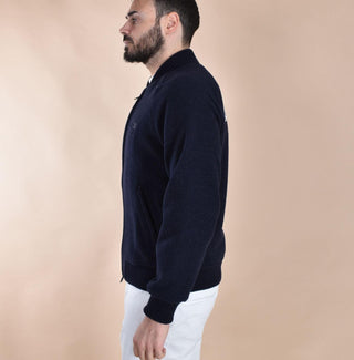 Giubbotto Circolo 1901 bomber college blu Raglan CN51010090 CIRCOLO 1901