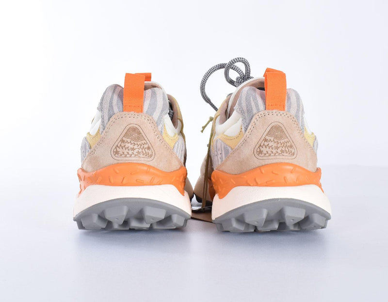 Sneakers Flower Montain Yamano marrone beige 