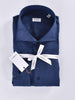Camicia Borriello lino blu avion