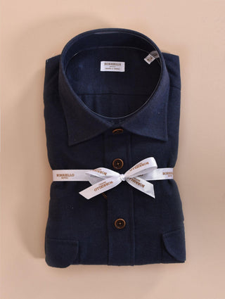 Camicia Borriello invernale blu 210484 BORRIELLO