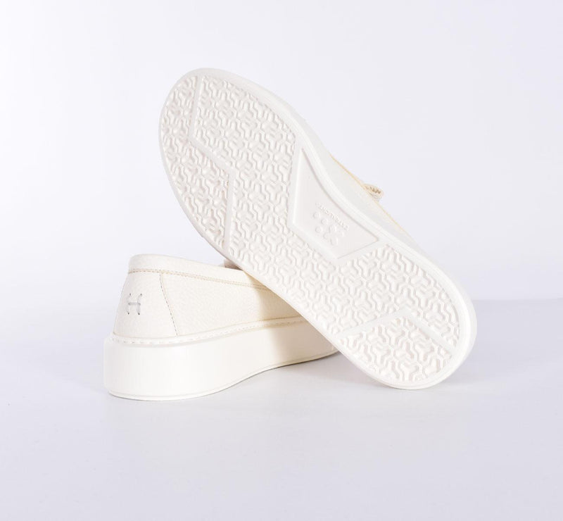 Mocassini Henderson bianco burro 