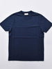 T-shirt Mc2 Saint Barth tinta unita blu