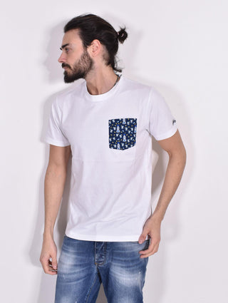 T-shirt Mc2 Saint Barth bianca tequila classic 0422461 MC2 SAINT BARTH