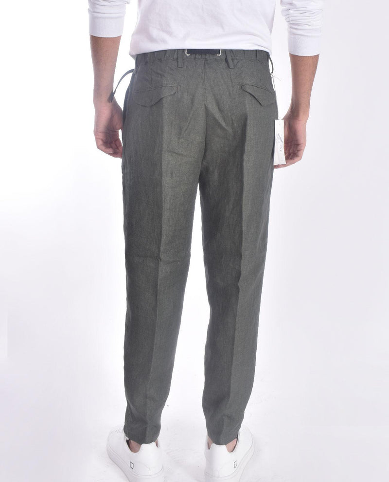 Pantalone Whitesand lino verde 