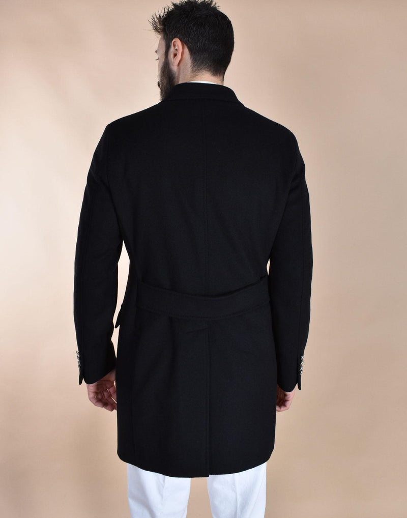 Cappotto Breras doppiopetto nero Lione LIONEC721167 BRERAS Milano