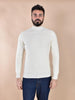 Maglia Gran Sasso lupetto bianco panna Rain Wool