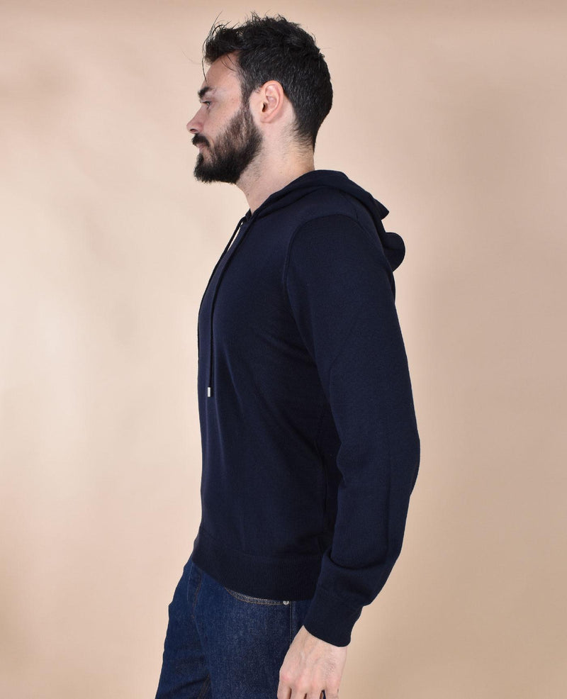 Maglia Cappuccio Gran Sasso Athleisure blu 57122 14801598 GRAN SASSO