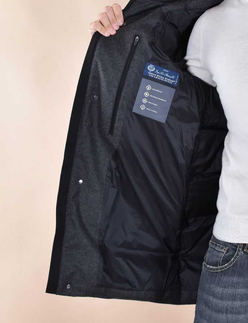 Giubbotto parka Duno Magnus Loro Piana antracite Levico MAGNUS480 DUNO