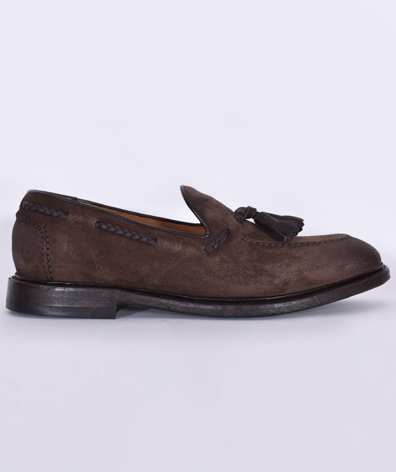 Mocassini Green George nappine camoscio marrone 