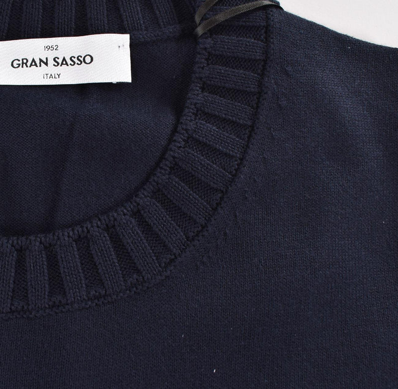 Maglia Gran Sasso mezza manica cotton egyptian blu notte 