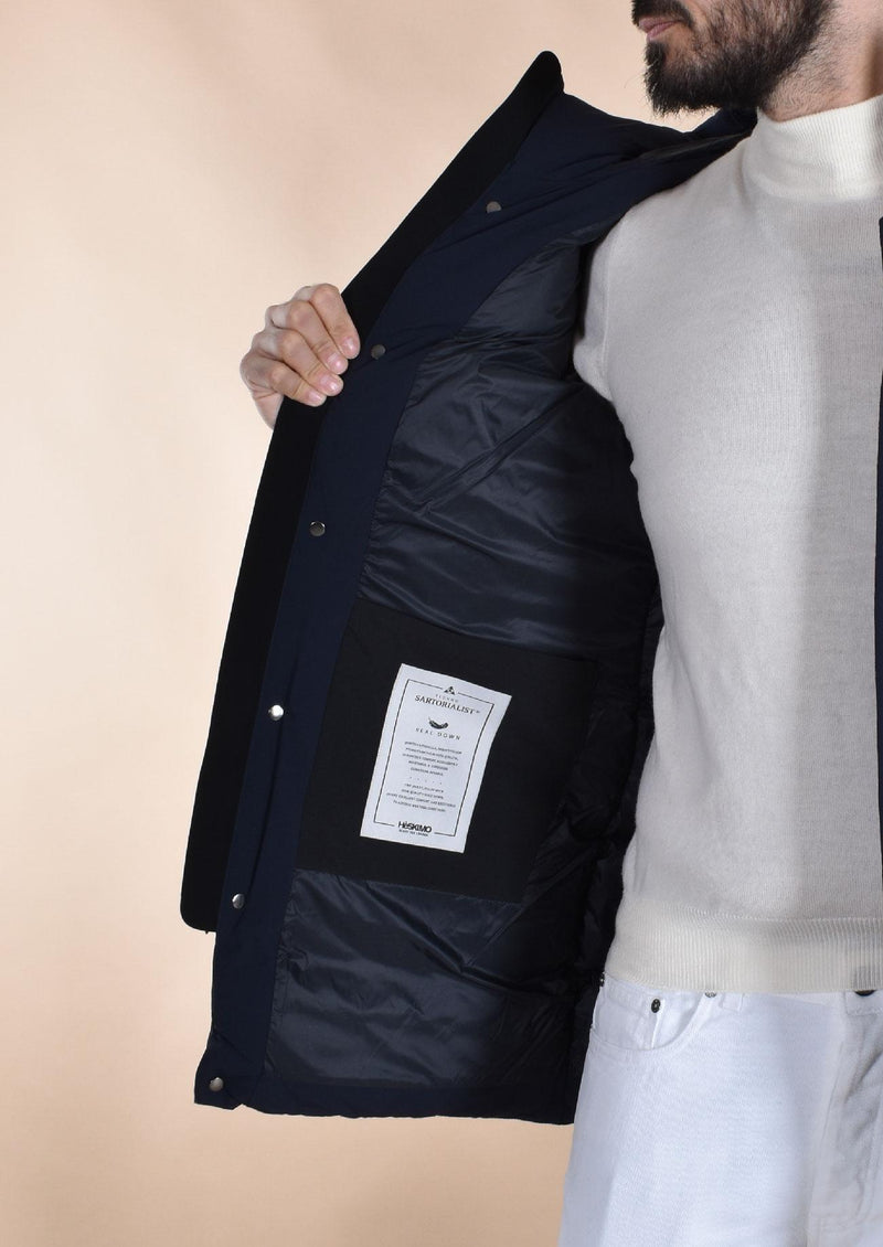 Parka Heskimo piumino blu superlight 44001901 HèSKIMO