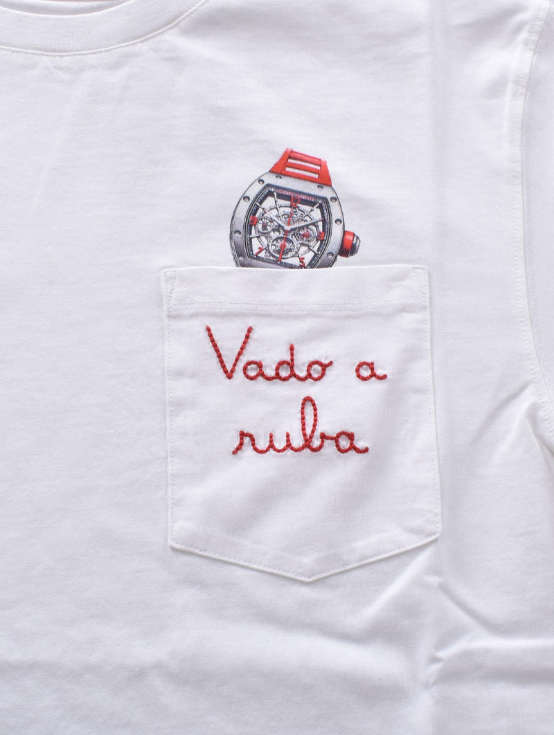 T-shirt Mc2 Saint Barth vado a ruba orologio 