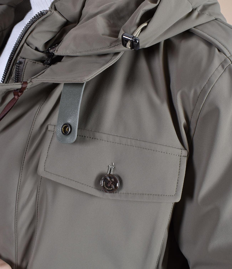 Giubbotto Onthebund field jacket verde muschio 22839 ONTHEBUND