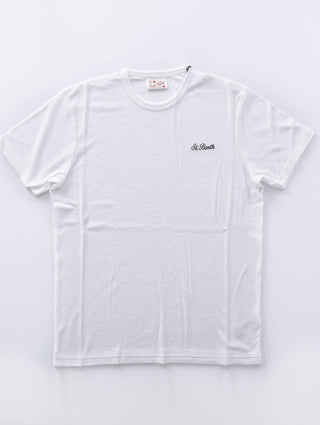 T-shirt Mc2 Saint Barth spugna bianca sponge GARY01 MC2 SAINT BARTH