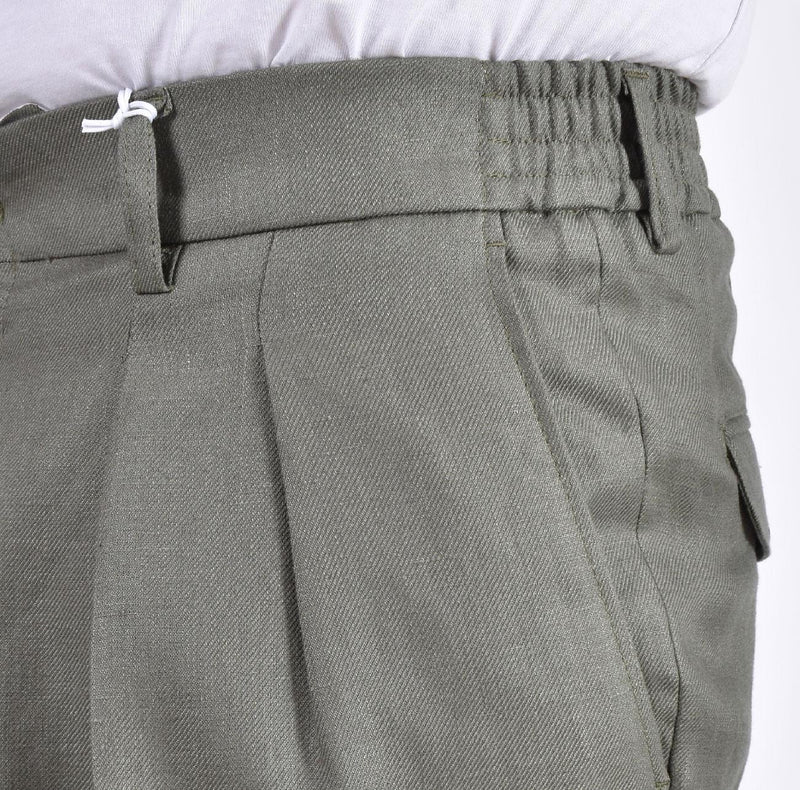 Pantalone Be Able Sammy lino verde 