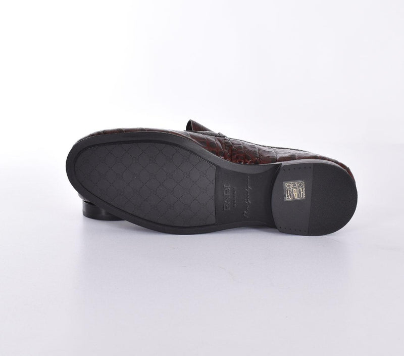 Scarpe Fabi mocassino  testa di moro 
