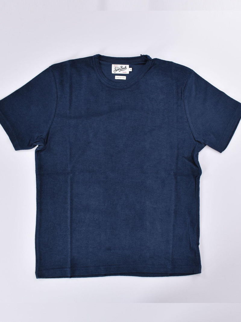 T-shirt Mc2 Saint Barth spugna blu sponge 