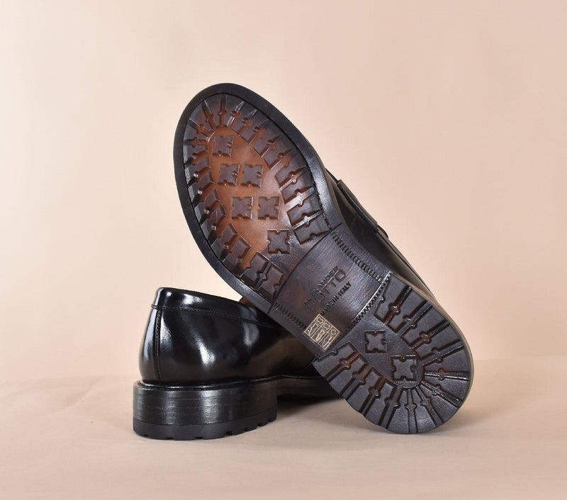 Mocassini Alexander Hotto nappine nere 6804501 ALEXANDER HOTTO