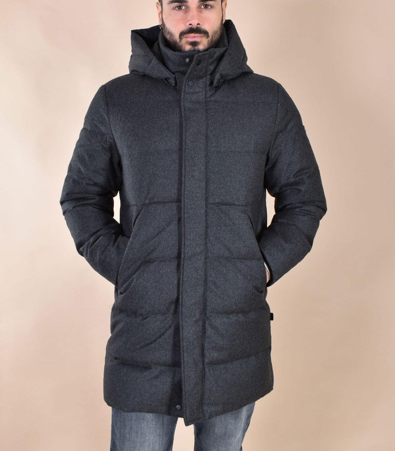 Giubbotto parka Duno Magnus Loro Piana antracite Levico MAGNUS480 DUNO