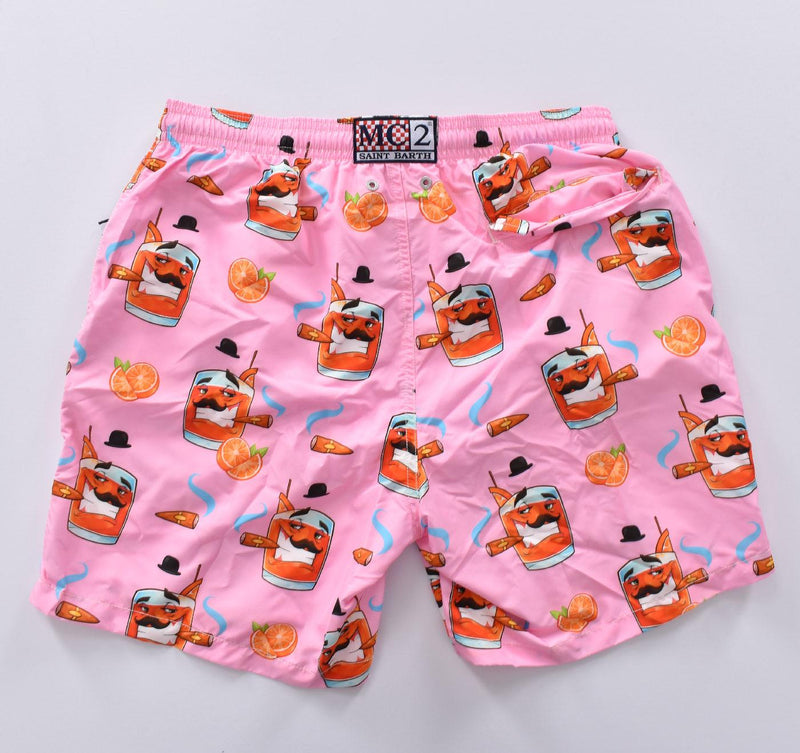 Costume bagno Mc2 Saint Barth Crypto old fashion rosa 