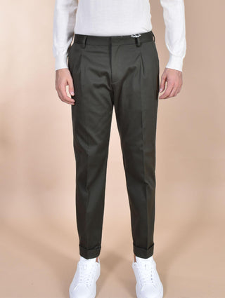Pantalone Be Able ricky regular verde twill GSO GSO RICK06 BE ABLE