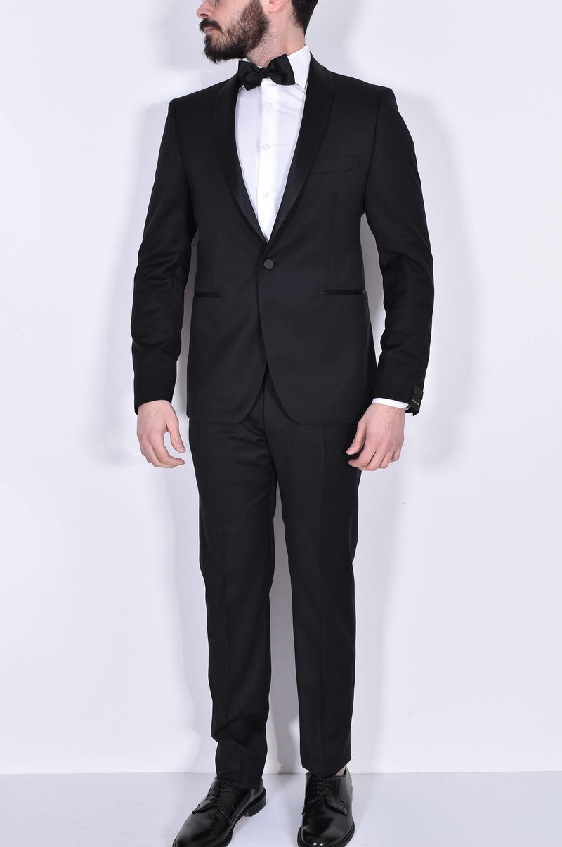 Abito Tagliatore smoking sciallato nero SFBR18A01 super 110 SFBR18A01 060001N5012 TAGLIATORE