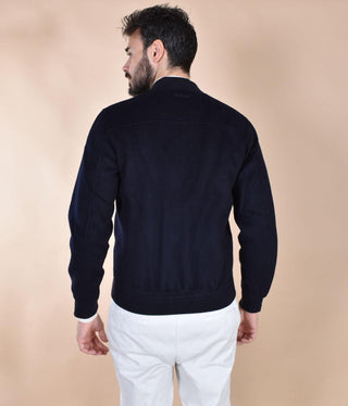 Giubbotto Mc2 Saint Barth Camden lana college blu CAMDEN61 MC2 SAINT BARTH