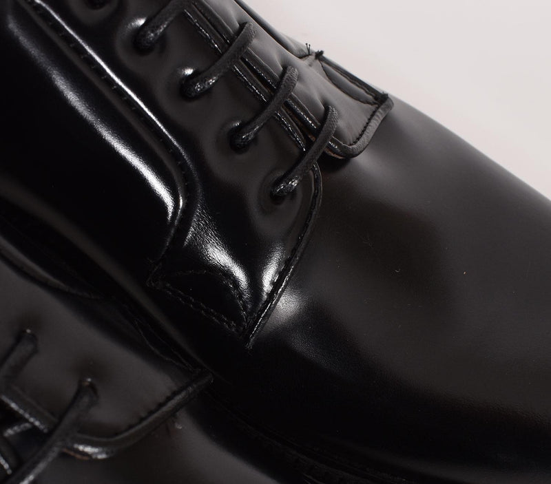 Scarpe Green George derby polished nere 