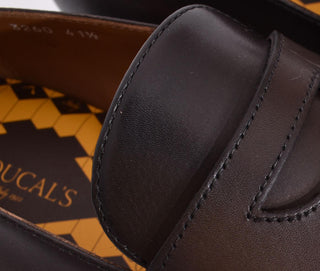 Mocassino Doucal's scarpe penny Deco 50 years testa di moro DU3260MARIUF159TM29 DOUCAL'S