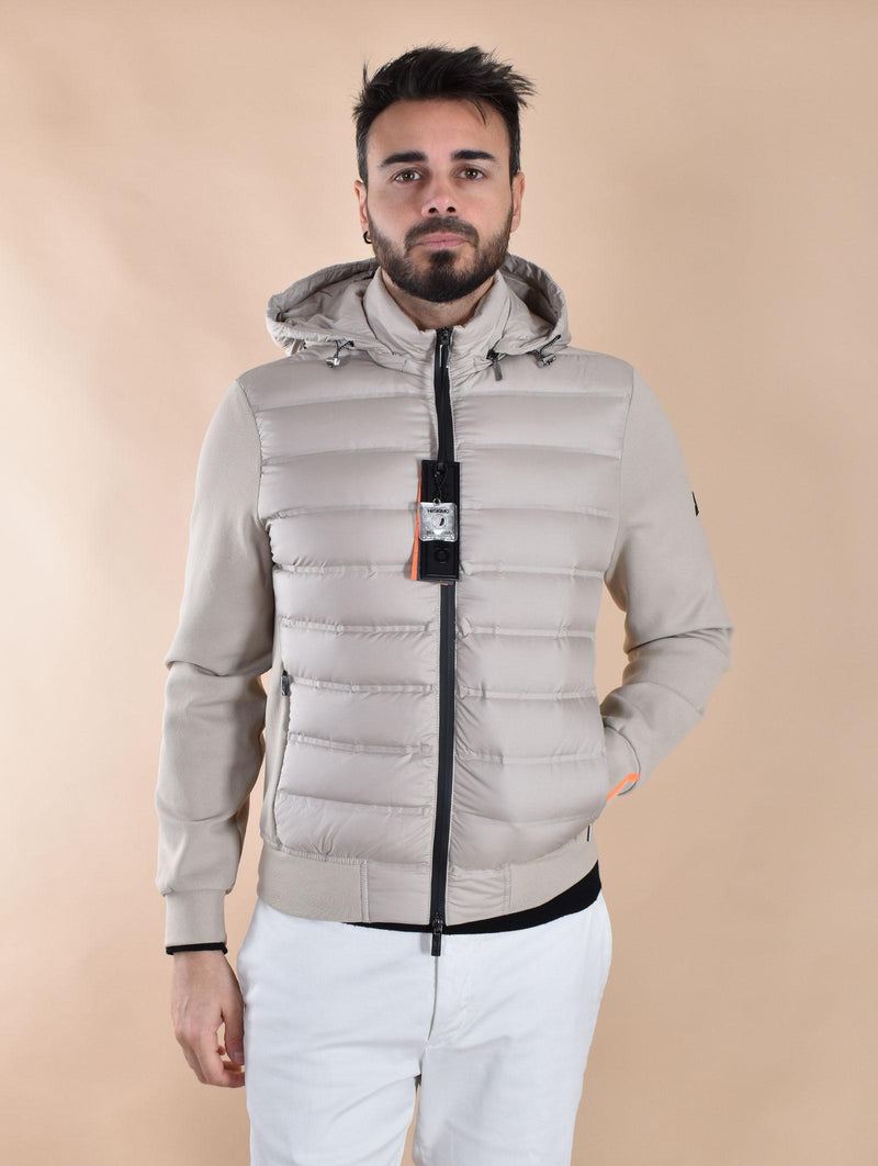 Giubbotto Heskimo doppio tessuto beige 944007102 HèSKIMO