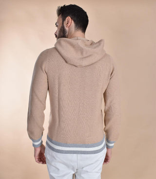MAglia felpa Gran Sasso cashmere lana beige 57180 19648126 GRAN SASSO
