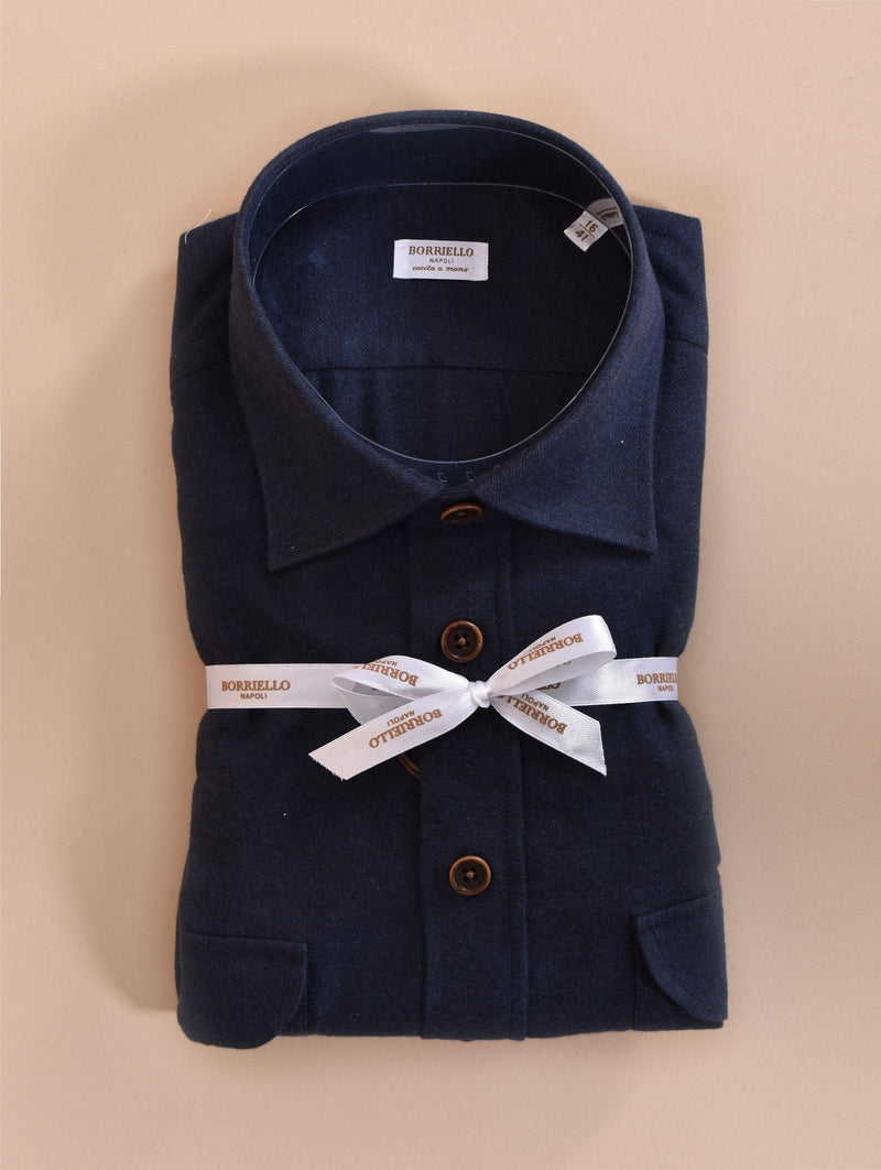 Camicia Borriello invernale blu 210484 BORRIELLO