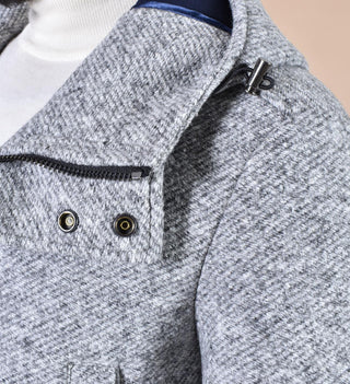 Cappotto BoB Luis cappuccio grigio argento LUIS1701 BOB