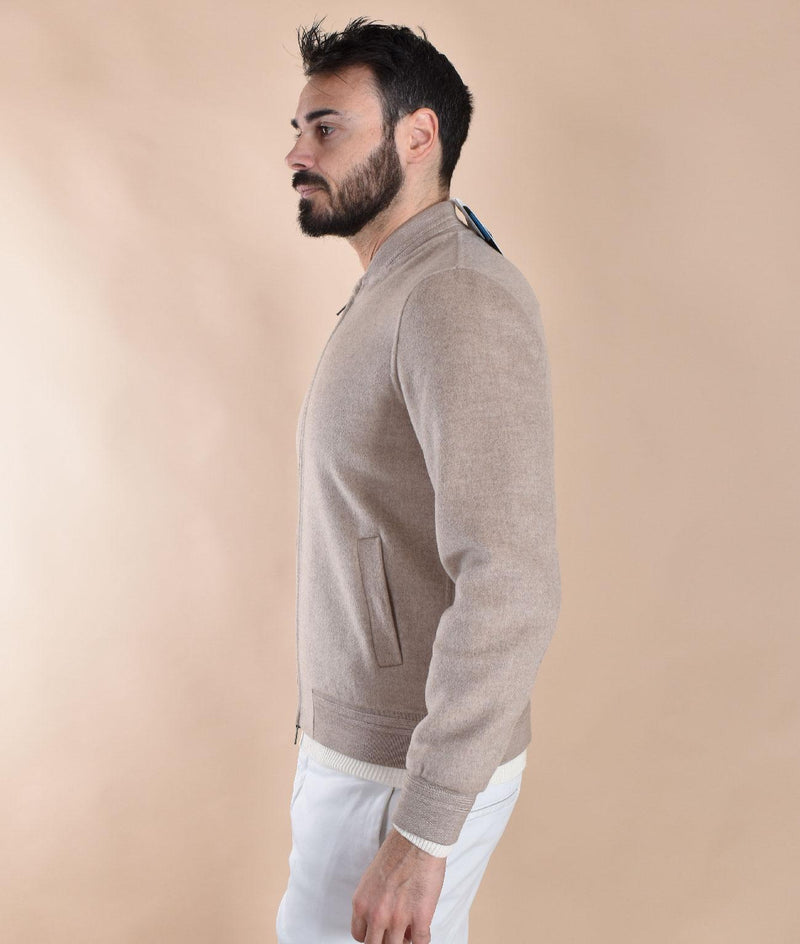 Giubbotto Mc2 Saint Barth Camden lana college beige CAMDEN11 MC2 SAINT BARTH