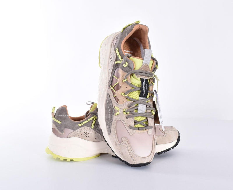 Sneakers Flower Montain Yamabushi taupe lime 