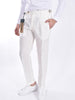 Pantalone Berwich lino bianco