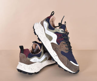 Scarpe Sneakers Flower Mountain Yamano marrone blu YAMANO3D31 Flower Mountain