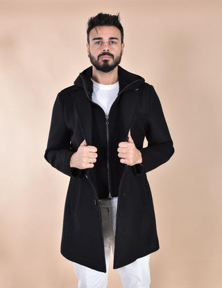 Cappotto BoB nero Andy giubbino interno ANDY1 53TRT03 BOB