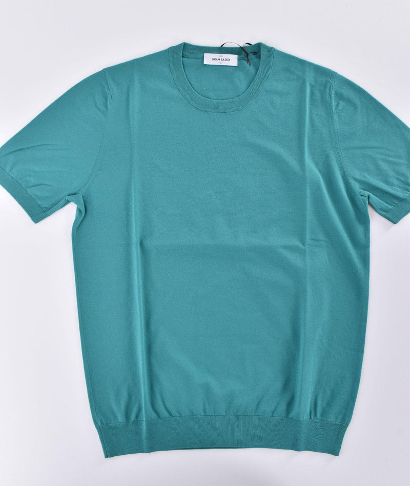 Maglia Gran Sasso fresh cotton verde smeraldo 