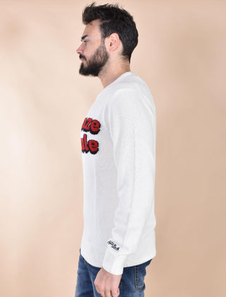 Maglia Mc2 Saint Barth Vacanze di Natale bianca 0222610 MC2 SAINT BARTH