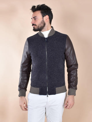 Giubbotto BoB bomber Kelly pelle lana KELLY1674 BOB